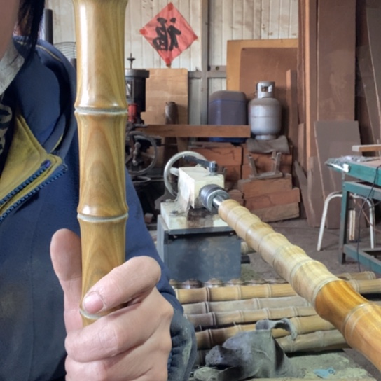 万**空绿檀竹节52x3.0