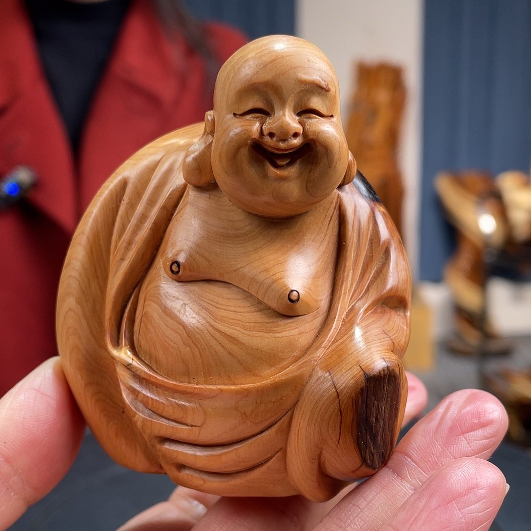柏木（崖柏）手把件