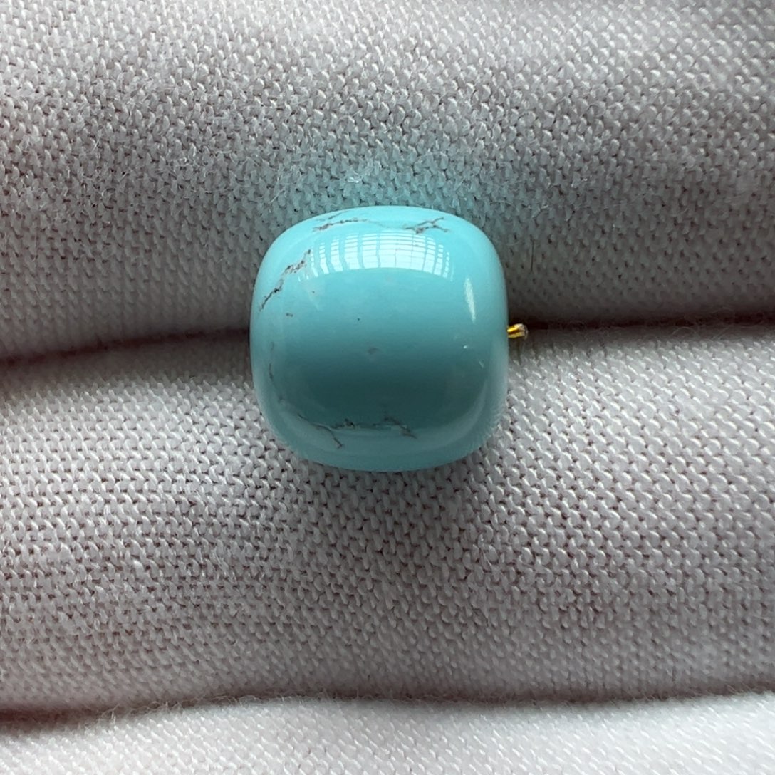 绿松石未镶嵌配饰9.6*9.2mm