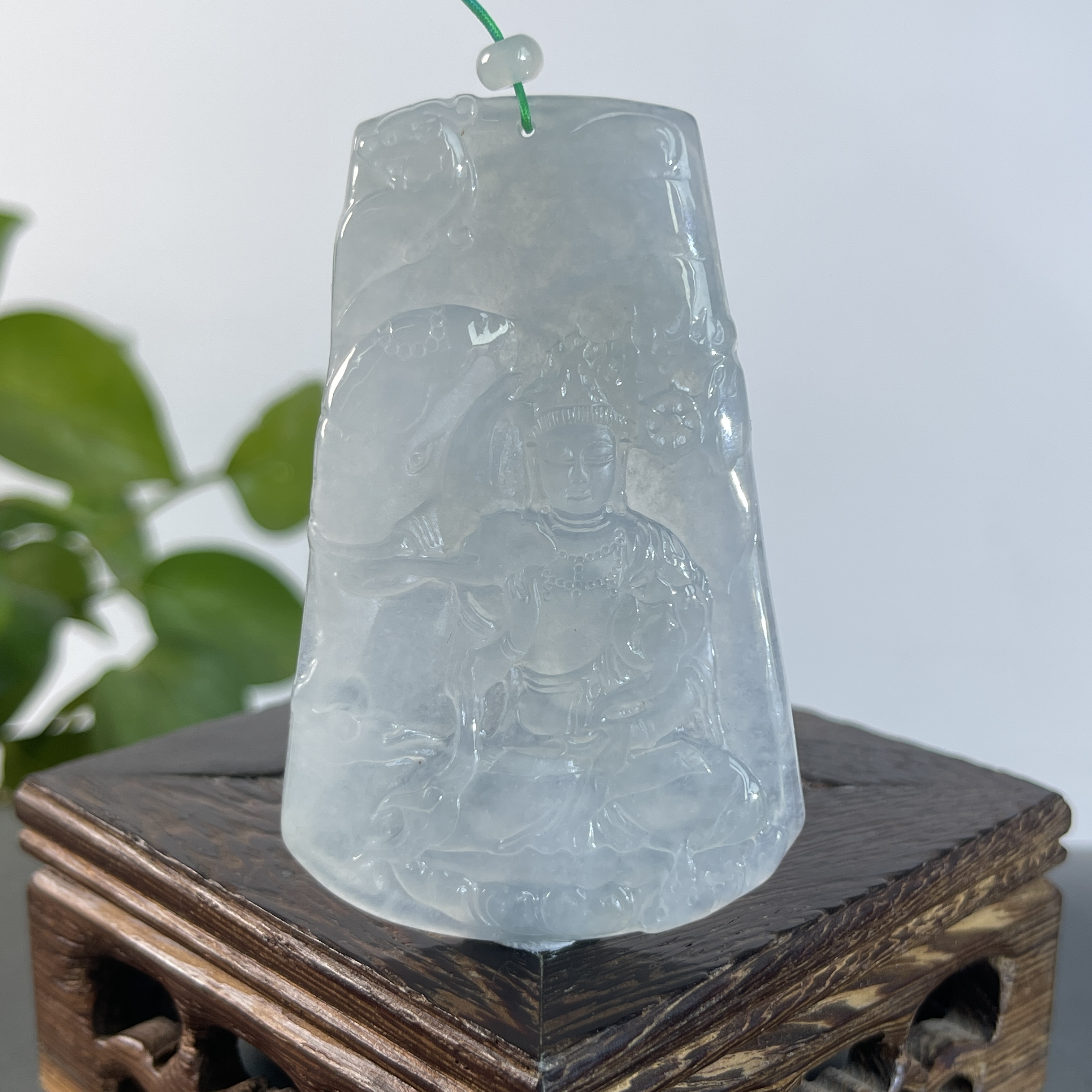 JXB21-197 天然翡翠缅甸A货 普贤