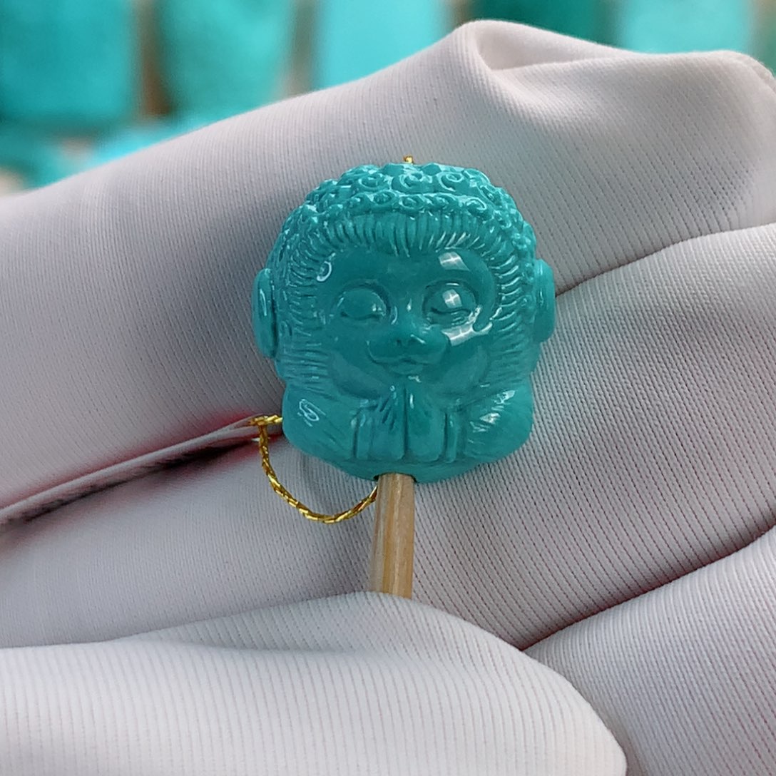 绿松石挂件未镶嵌