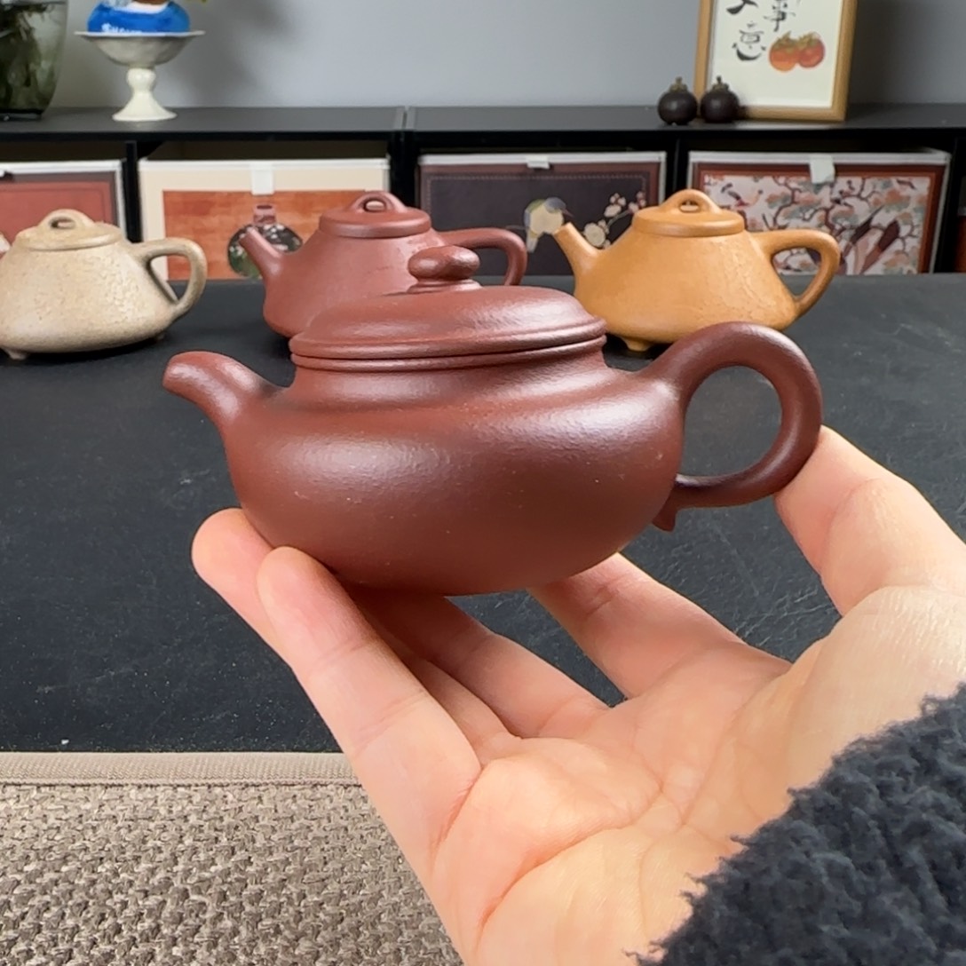 紫砂茶壶微瑕仿古