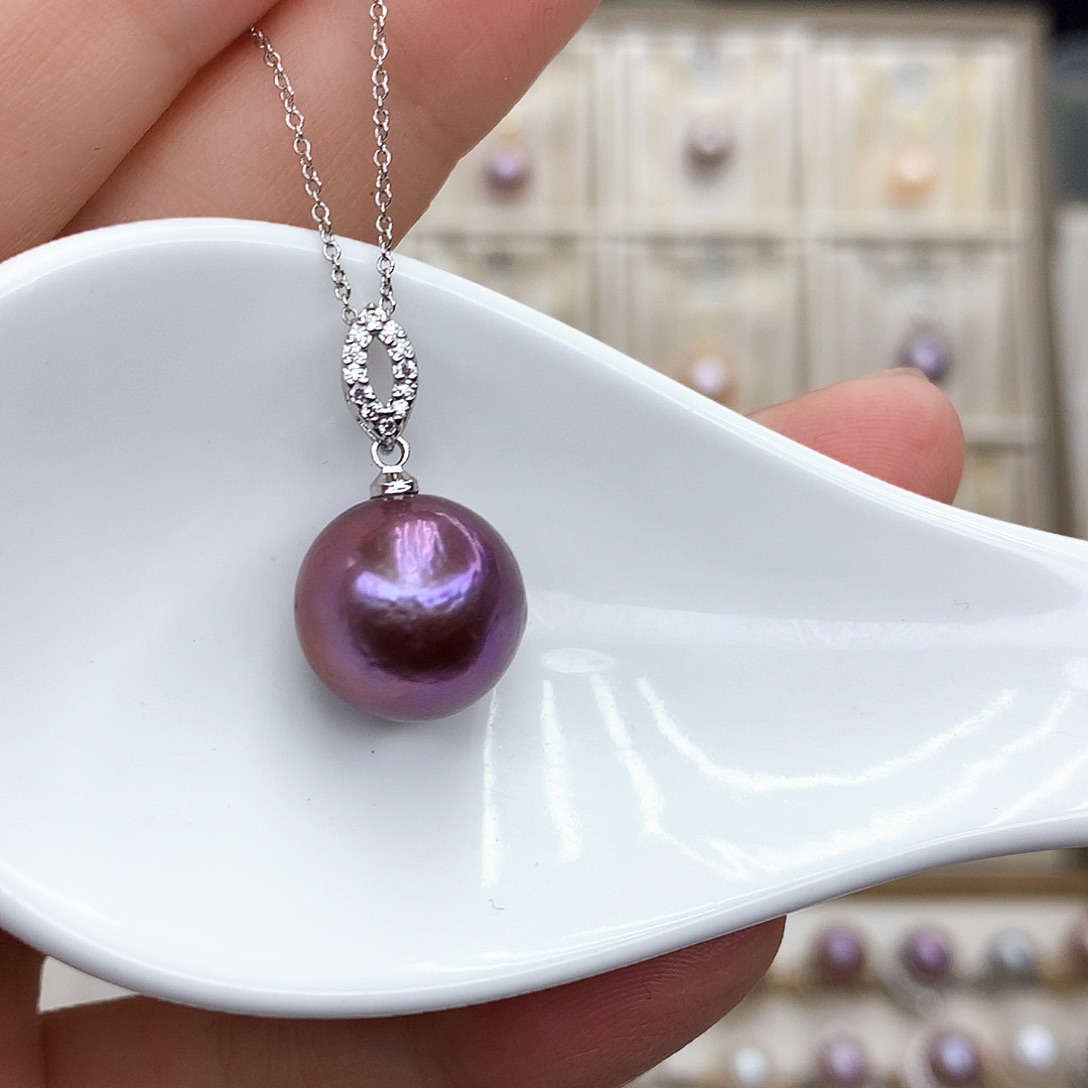 淡水珍珠颈饰合金