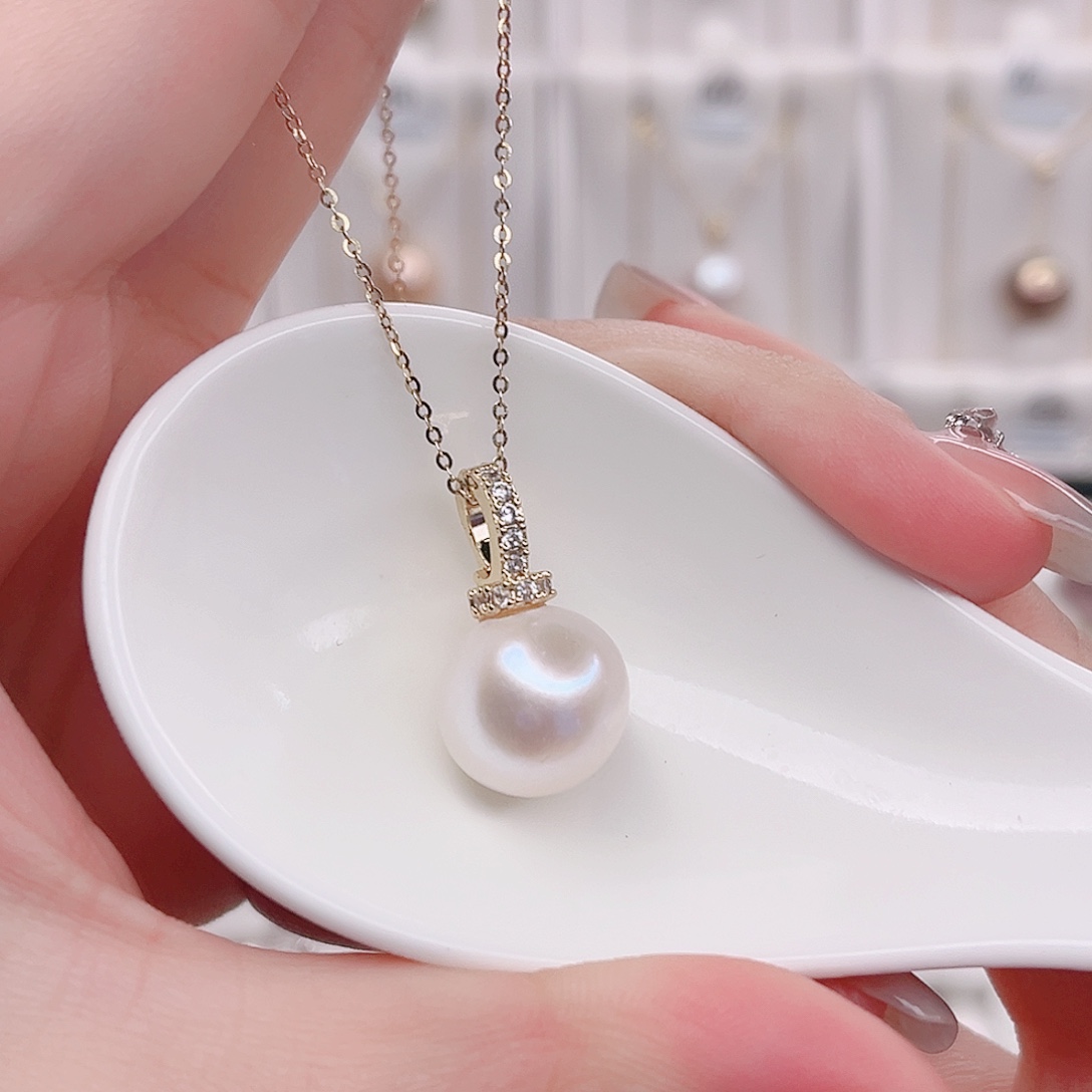 未镶嵌颈饰淡水珍珠