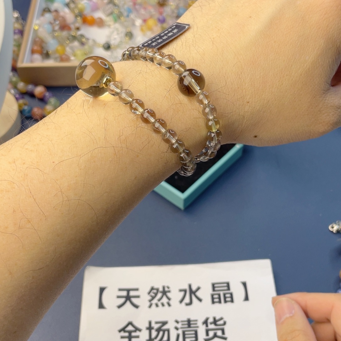 手链水晶银S925镶嵌