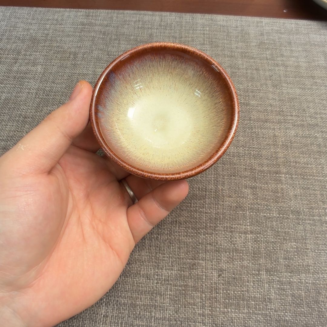 紫砂茶壶紫砂挂釉杯