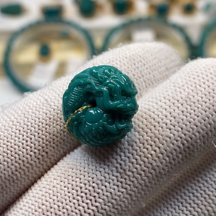 绿松石珠宝奇石未镶嵌AAA21