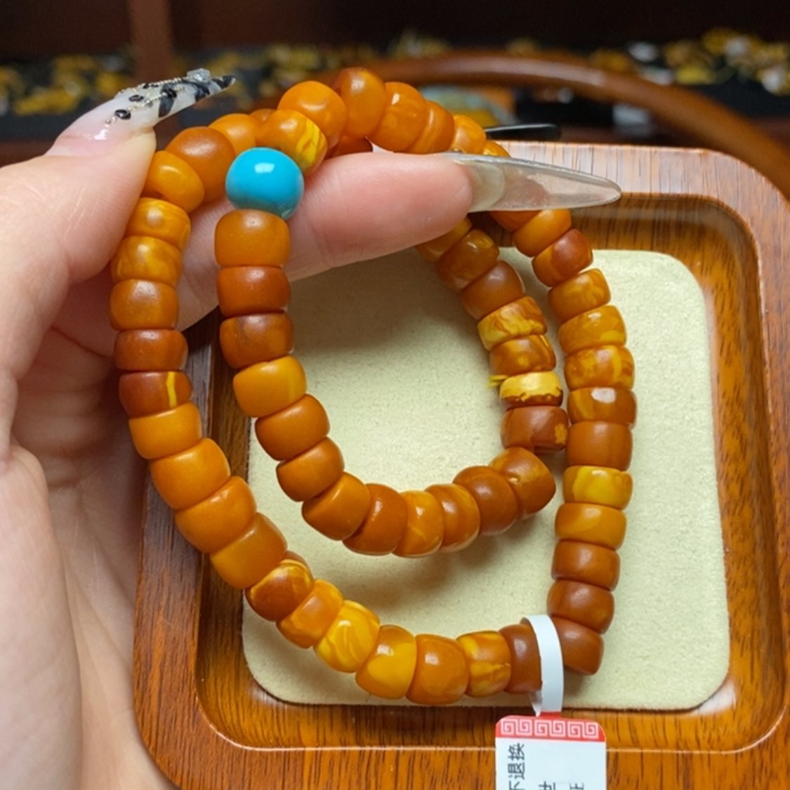 【闪购商品】蜜蜡手链未镶嵌手串