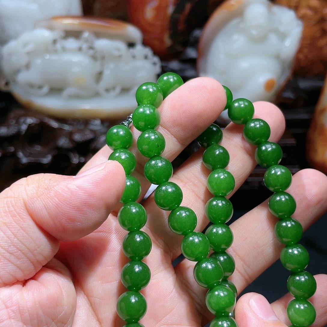 透闪石质玉未镶嵌手链