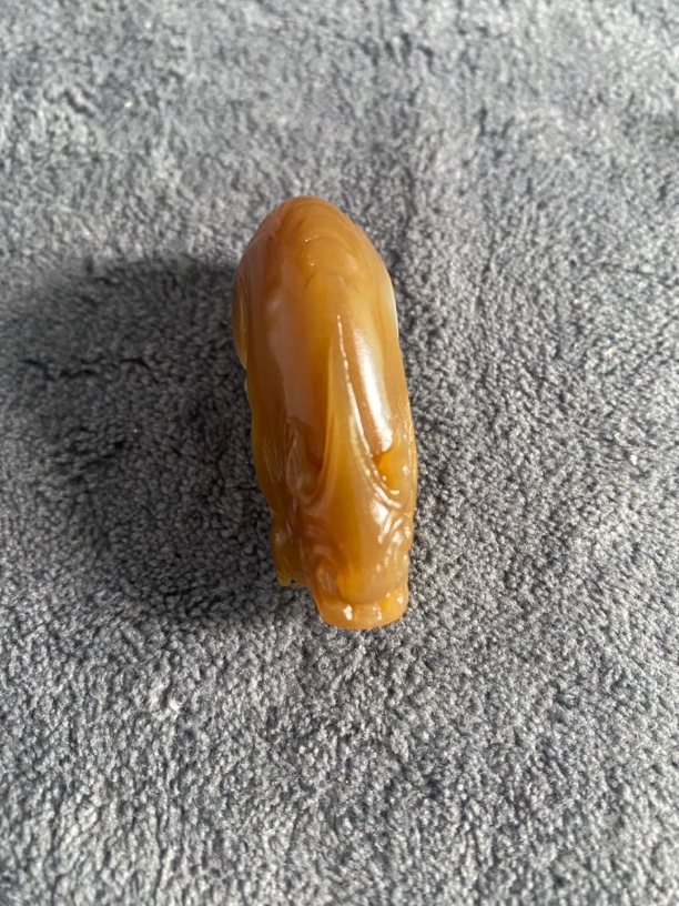天然和田玉糖白貔貅正宇和田玉