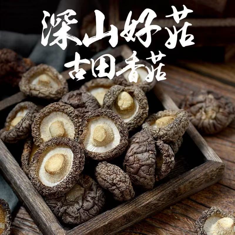 古田特产香菇干货肉厚无根可用于炖煮煲汤的食用菌食材