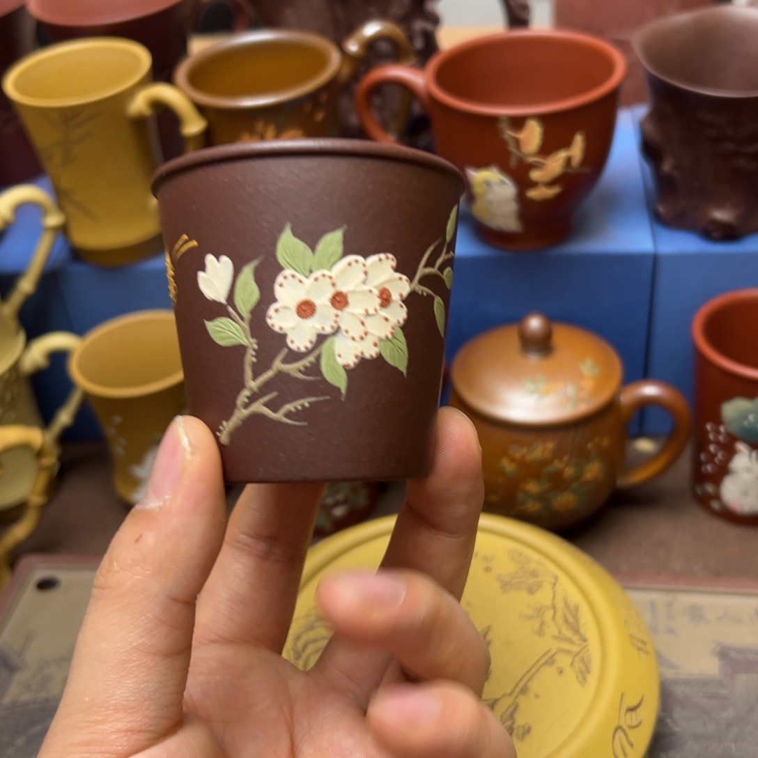 紫砂茶杯紫砂主人杯