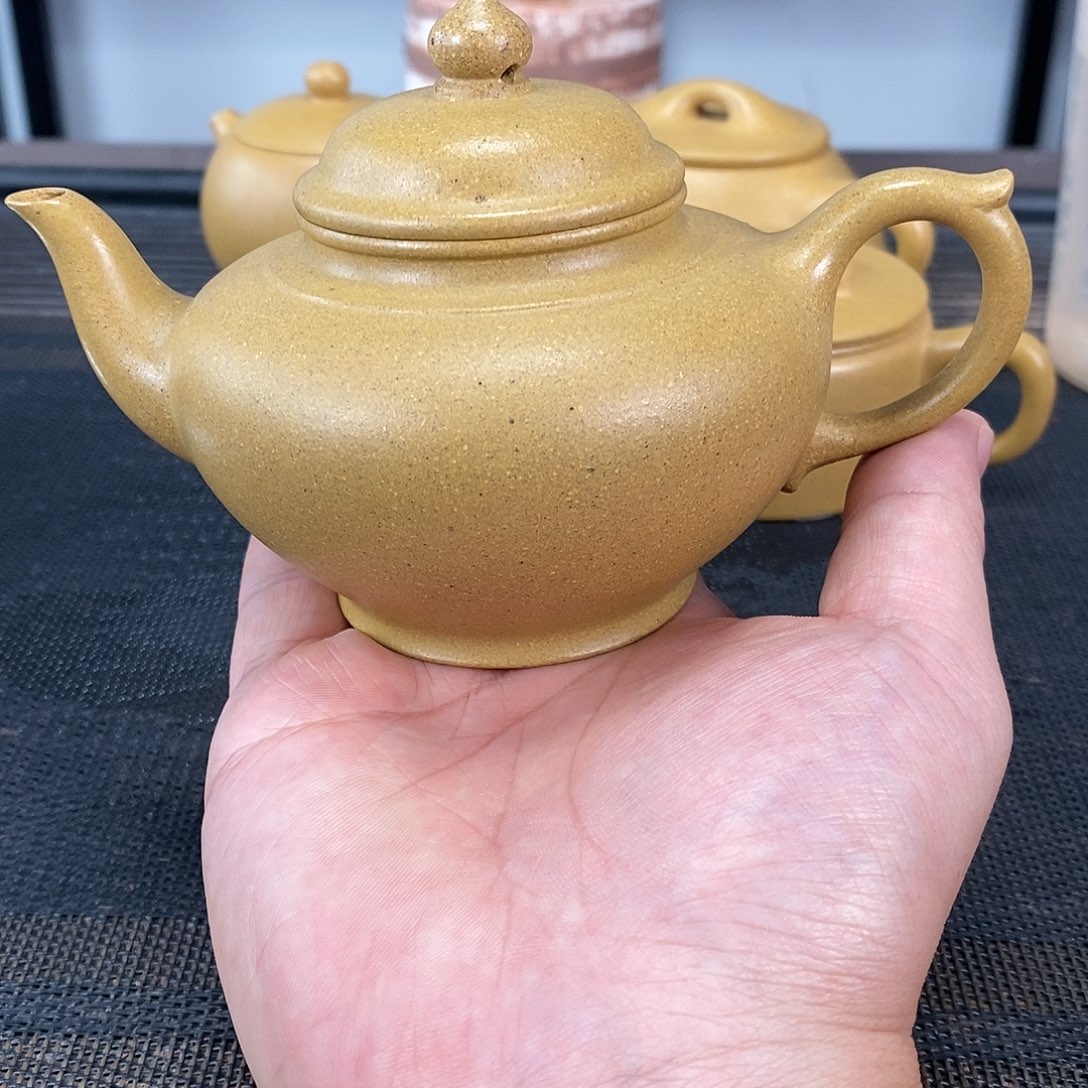 茶壶紫砂黄金段笑樱容量250毫升