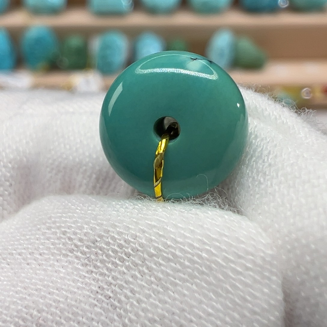 绿松石未镶嵌配饰9.5mm