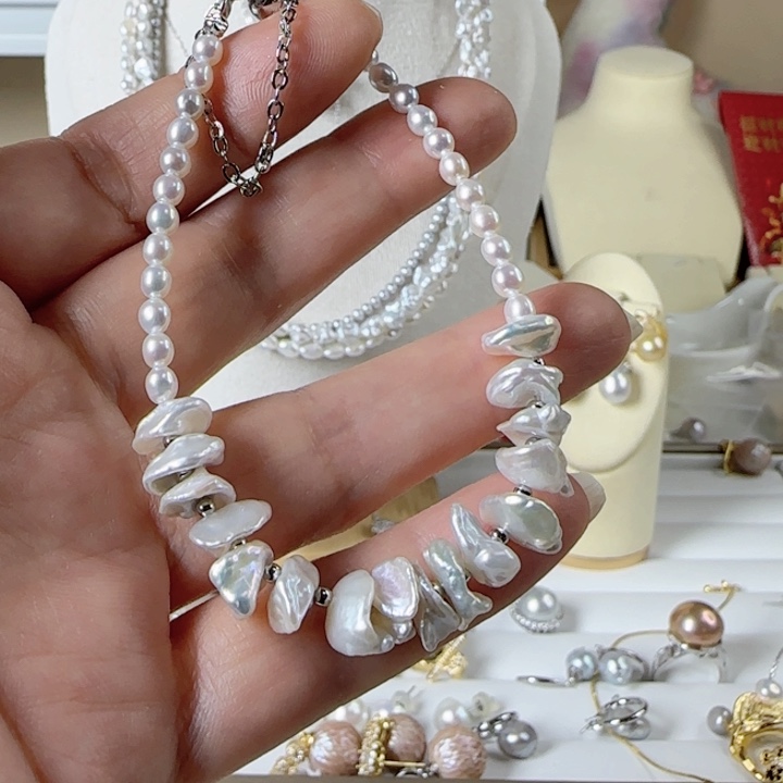 淡水珍珠裸珠未镶嵌火****?