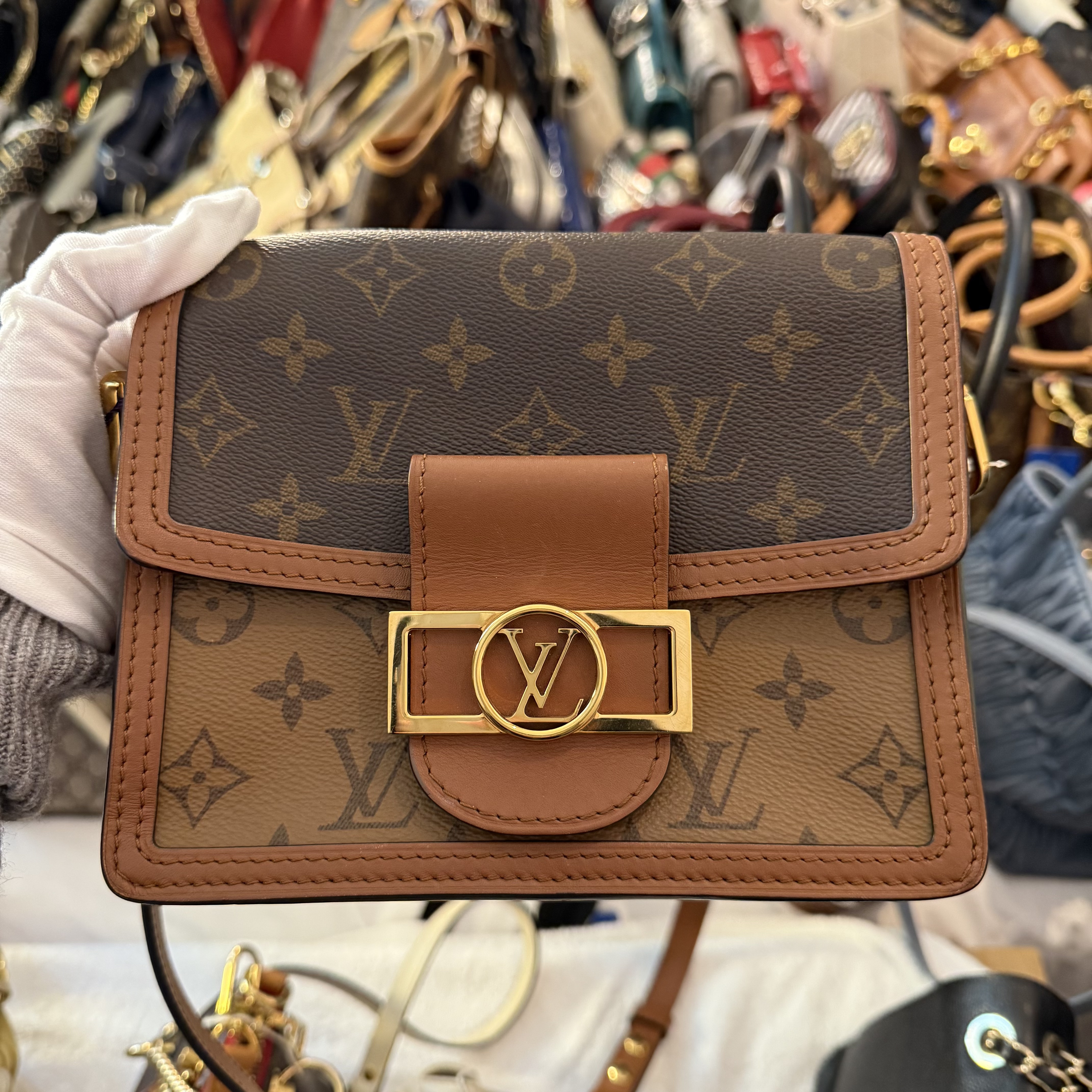 95新 LouisVuitton/路易威登 达芙妮小号斜挎包/美美在包展