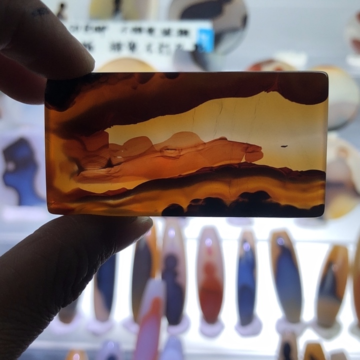 查罗石9K金镶嵌珠宝半成品141