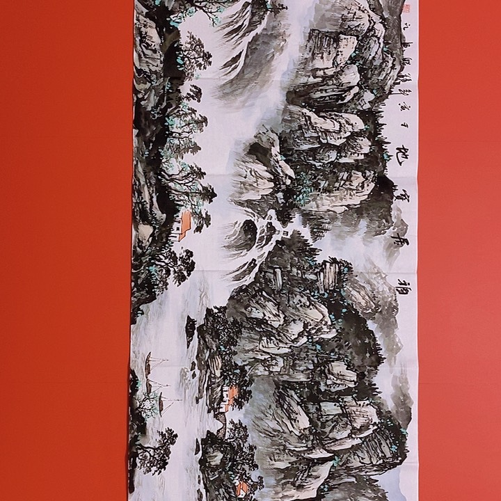 国画山水花鸟字画书画国画