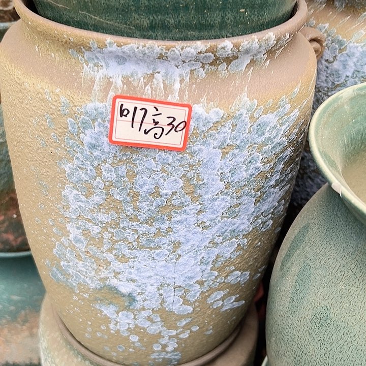 陶瓷景德镇精品花盆栽适合