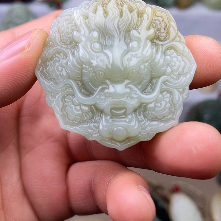 和田玉吊坠(不含链)未镶嵌