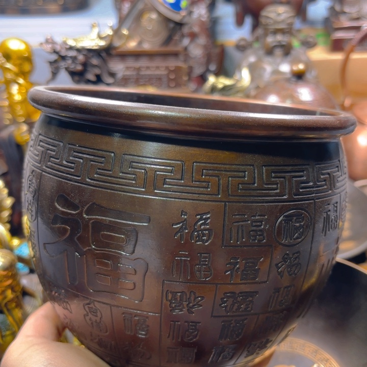 铜器摆件收收藏藏