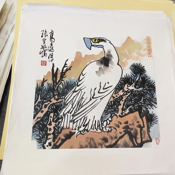 国画张圣敏先生纯手绘作品