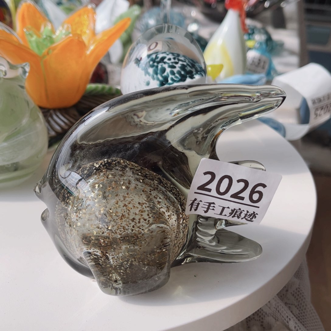 琉璃2026有手工痕迹 花瓶摆件