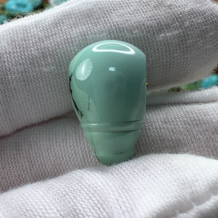 绿松石未镶嵌三通11.3mm