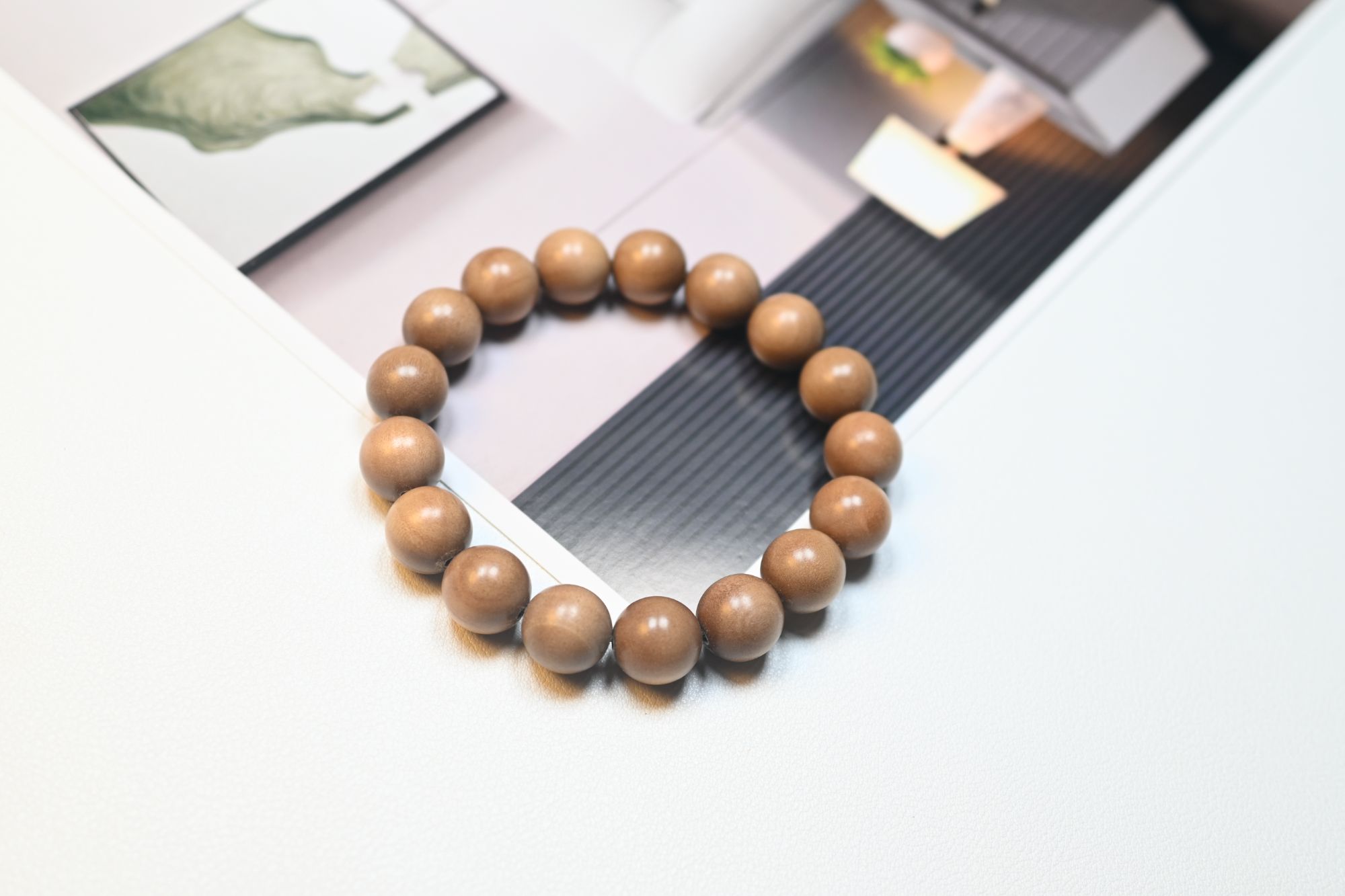 木轩至臻文玩迈索尔老山檀香1.2*17男女款手串多样性发货至纯系列