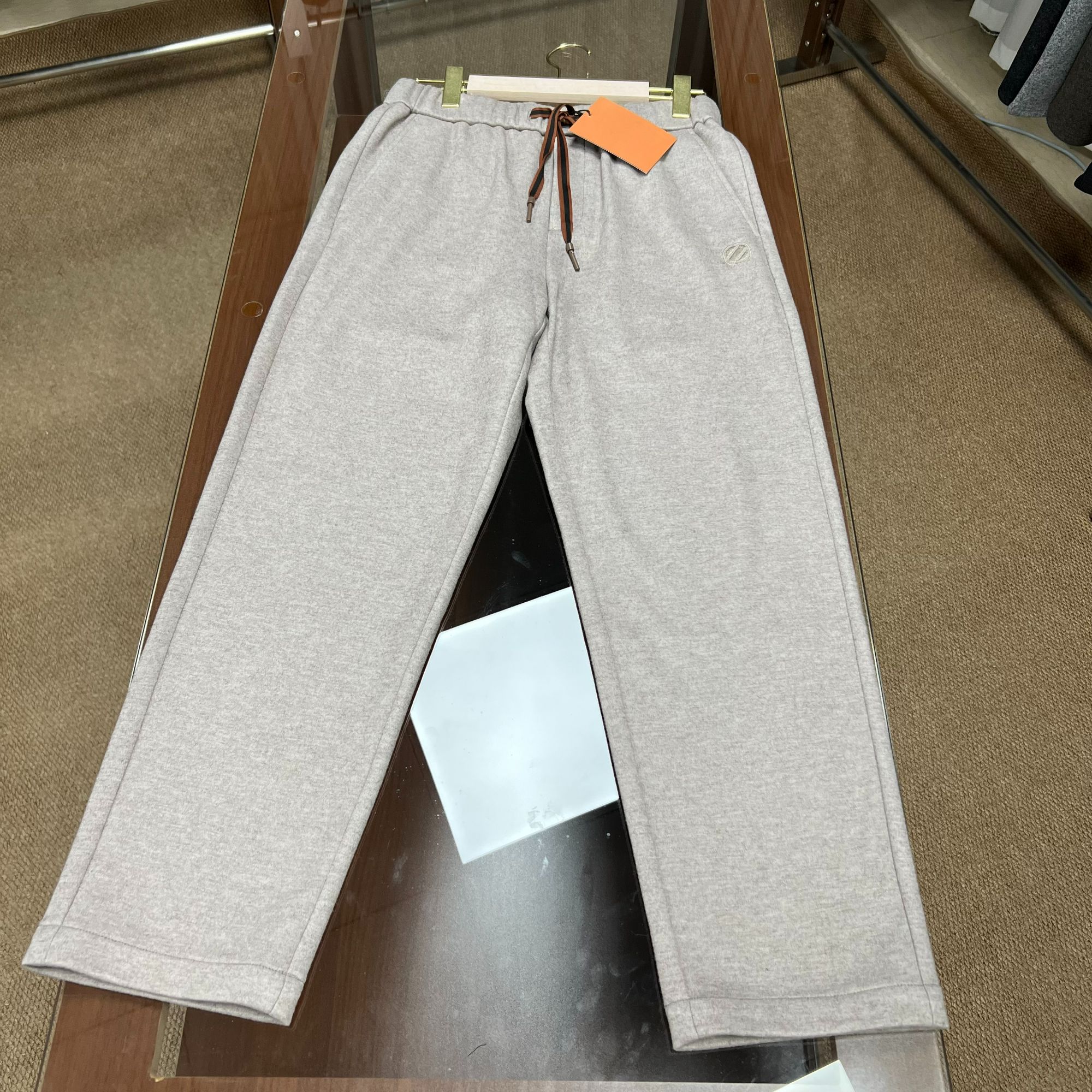 ZZ-ZE83151立体剪裁直筒裤男四季通用休闲裤卫裤阔腿裤长裤宽松