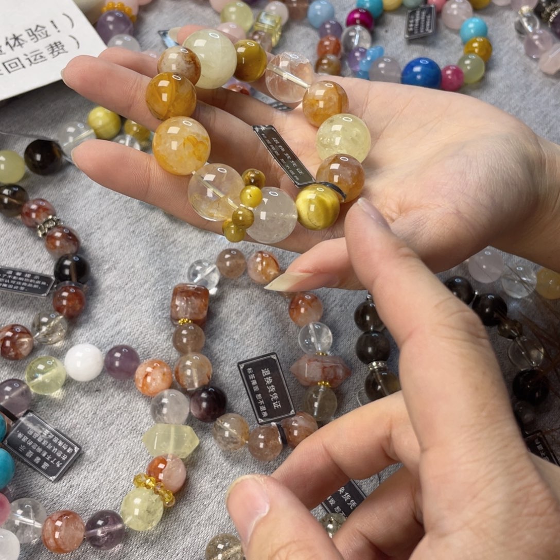 银S925镶嵌水晶手链