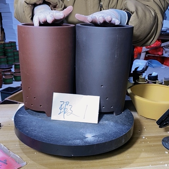 紫砂花盆紫砂花盆