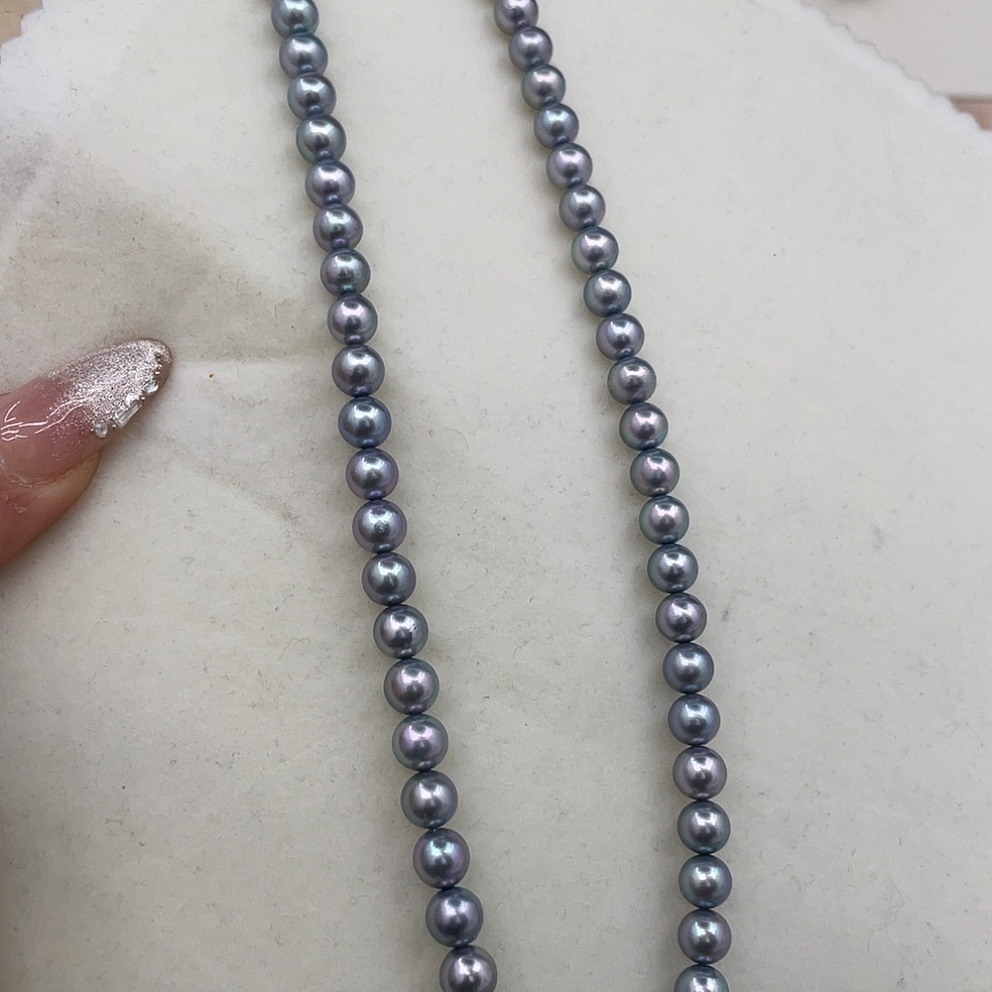 颈饰银S925镶嵌海水珍珠