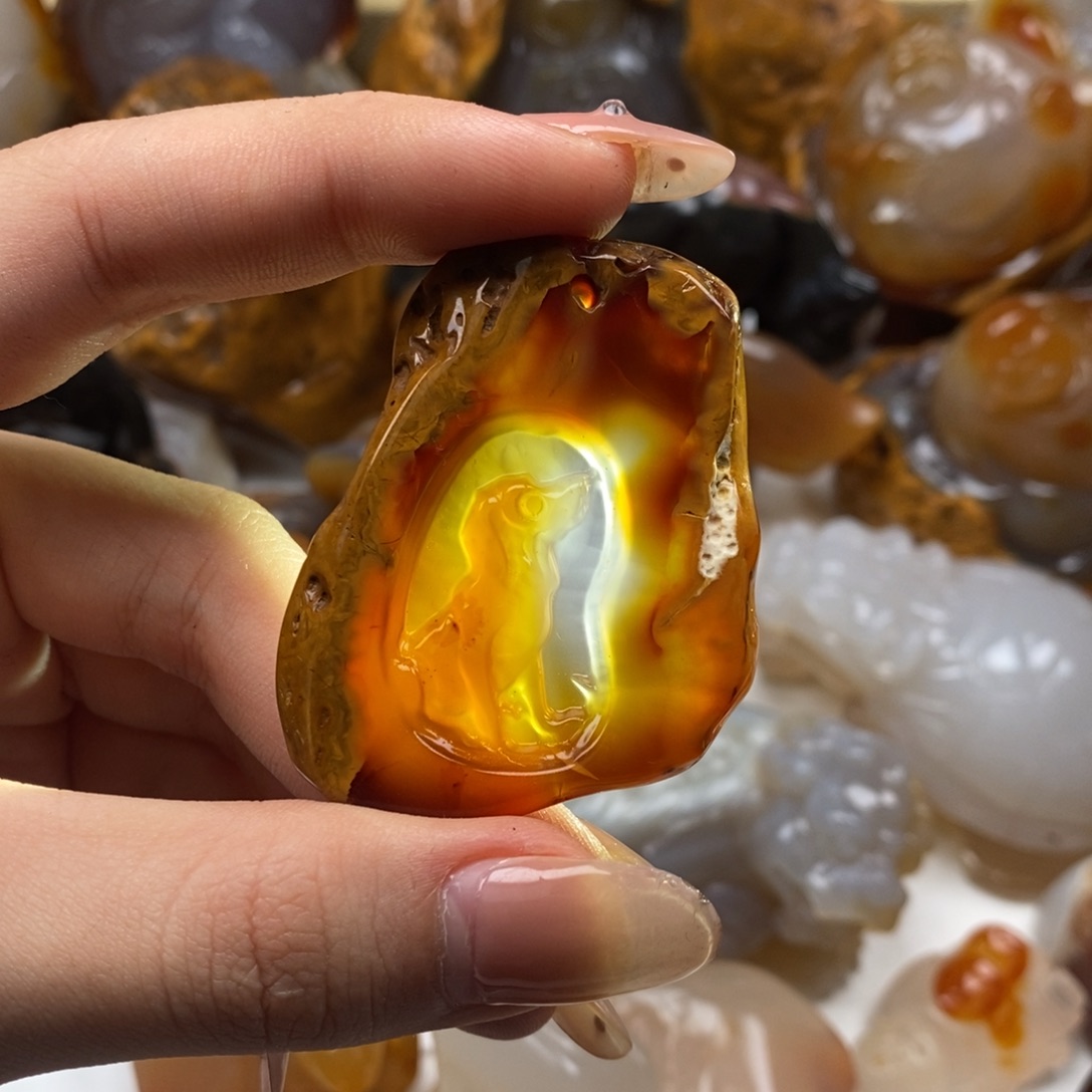 玛瑙/玉髓未镶嵌颈饰