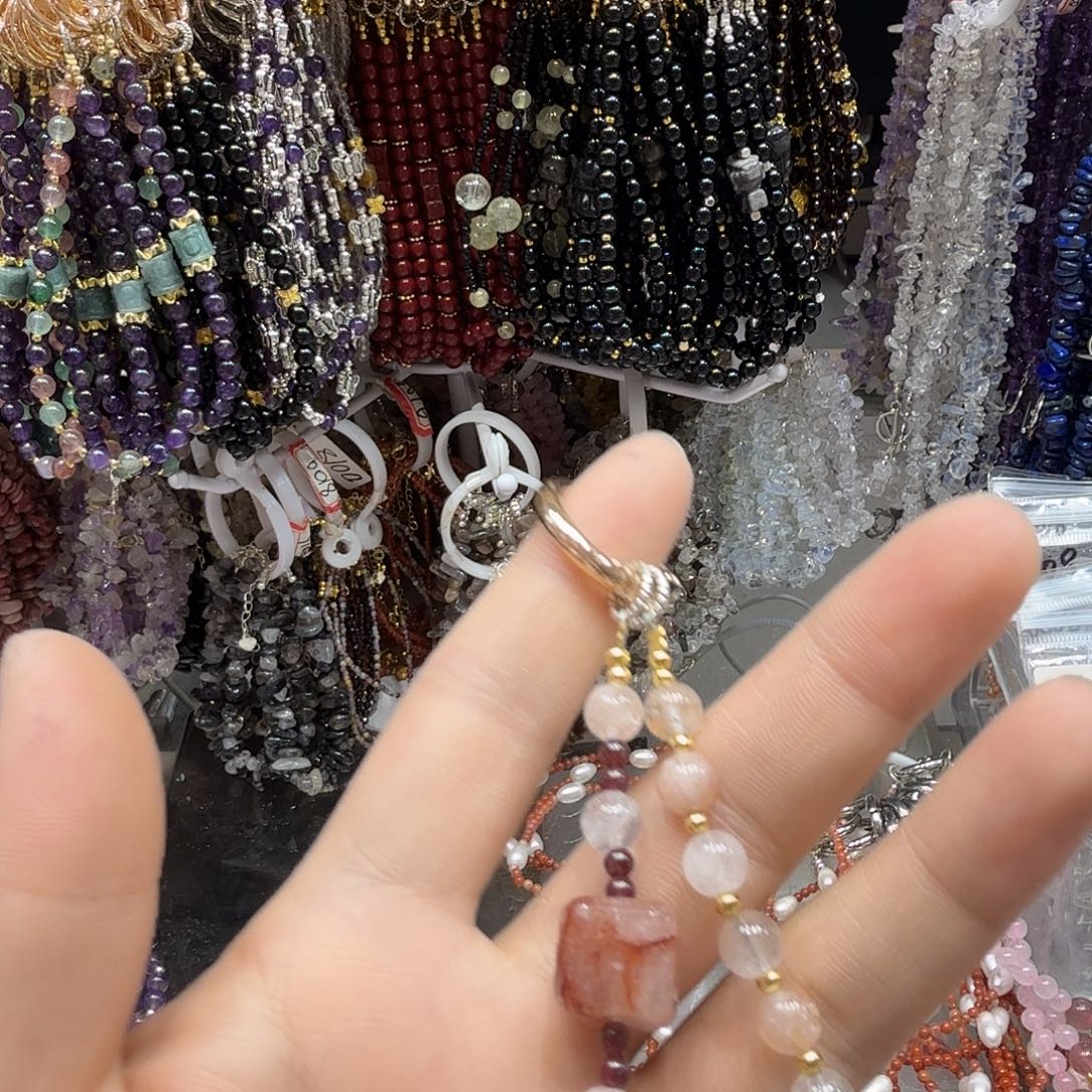 ****e未镶嵌戒指烟晶白