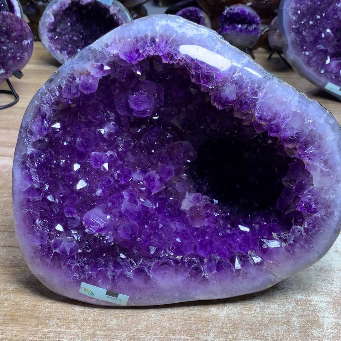 水晶紫晶摆件未镶嵌