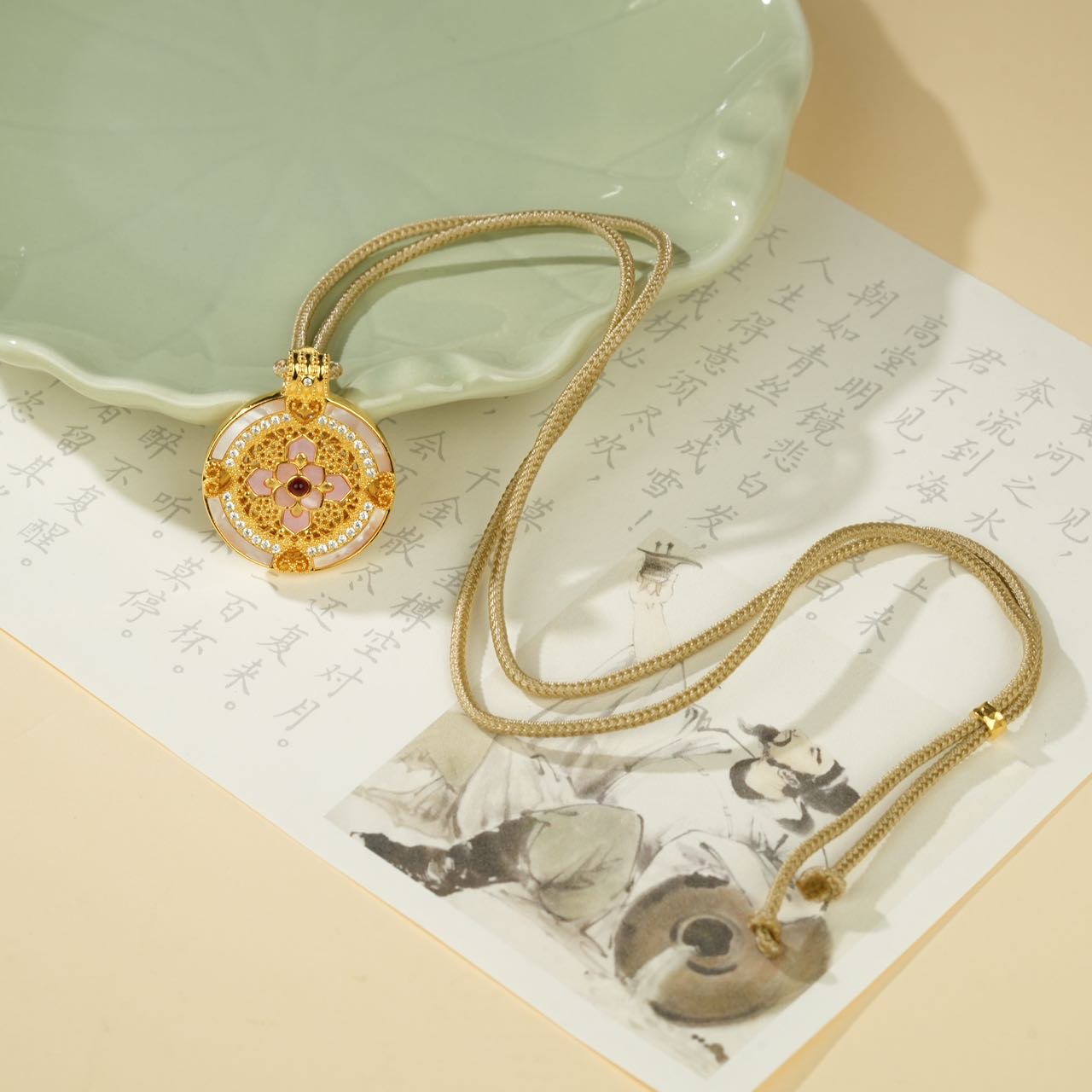 吊坠足银贝壳 【云上好物】21 DS35718- 足银吊坠-27mm（JG）