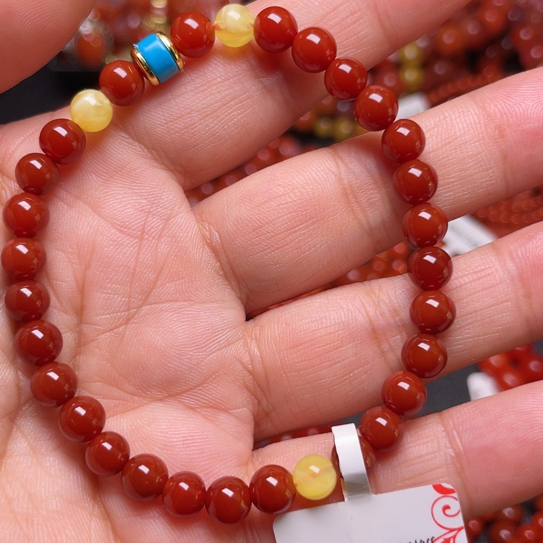 未镶嵌手链南红玛瑙