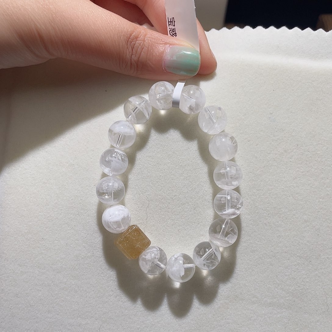 *****水晶手链未镶嵌雪花幽灵