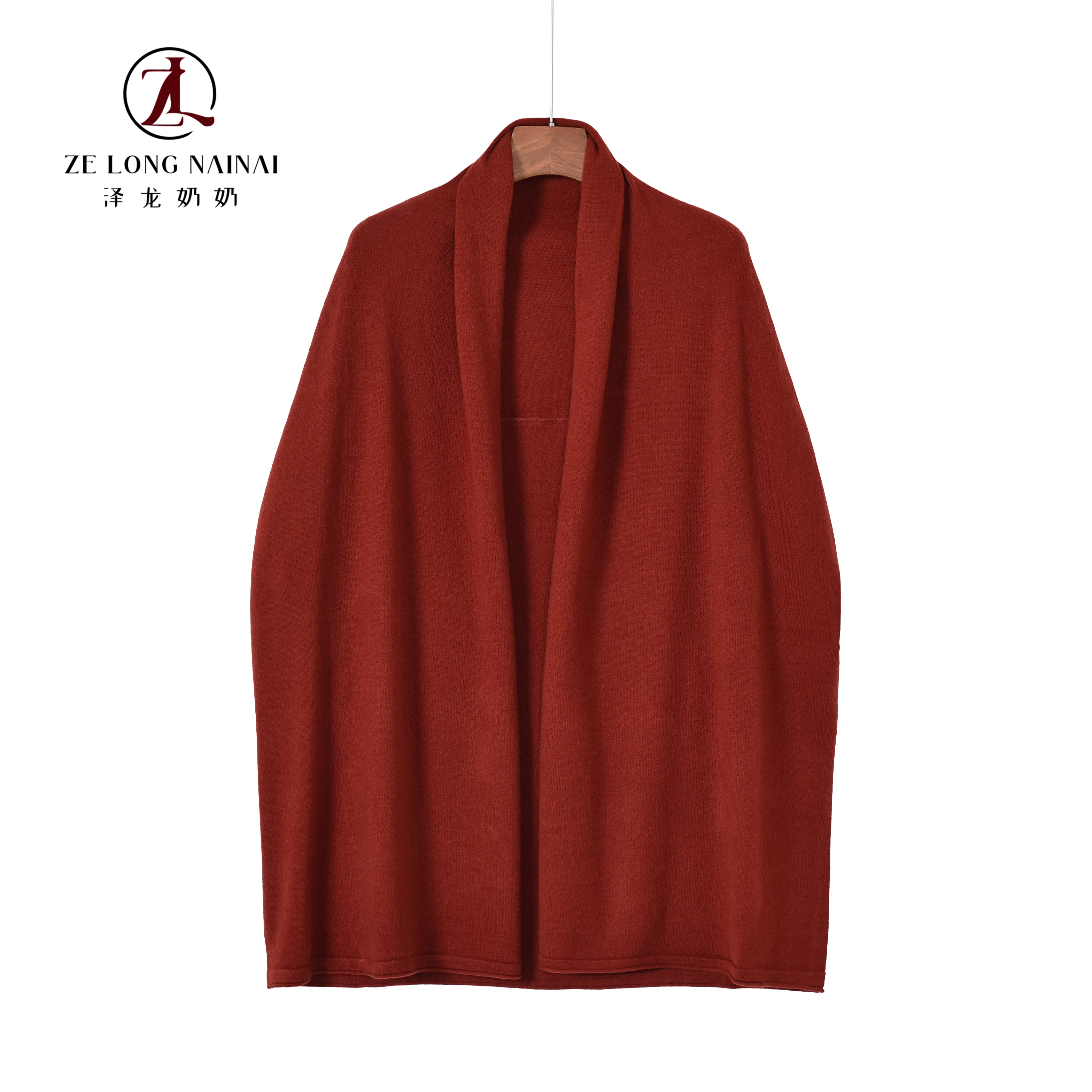 6956极简风针织宽松廓形百搭显瘦休闲开衫外披