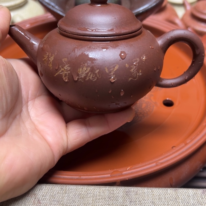 紫砂茶壶宜兴原矿紫泥