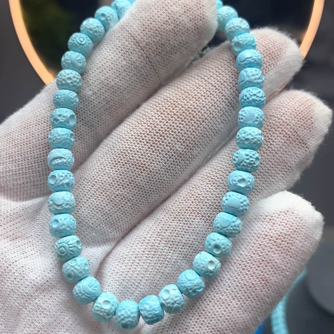 绿松石未镶嵌挂件