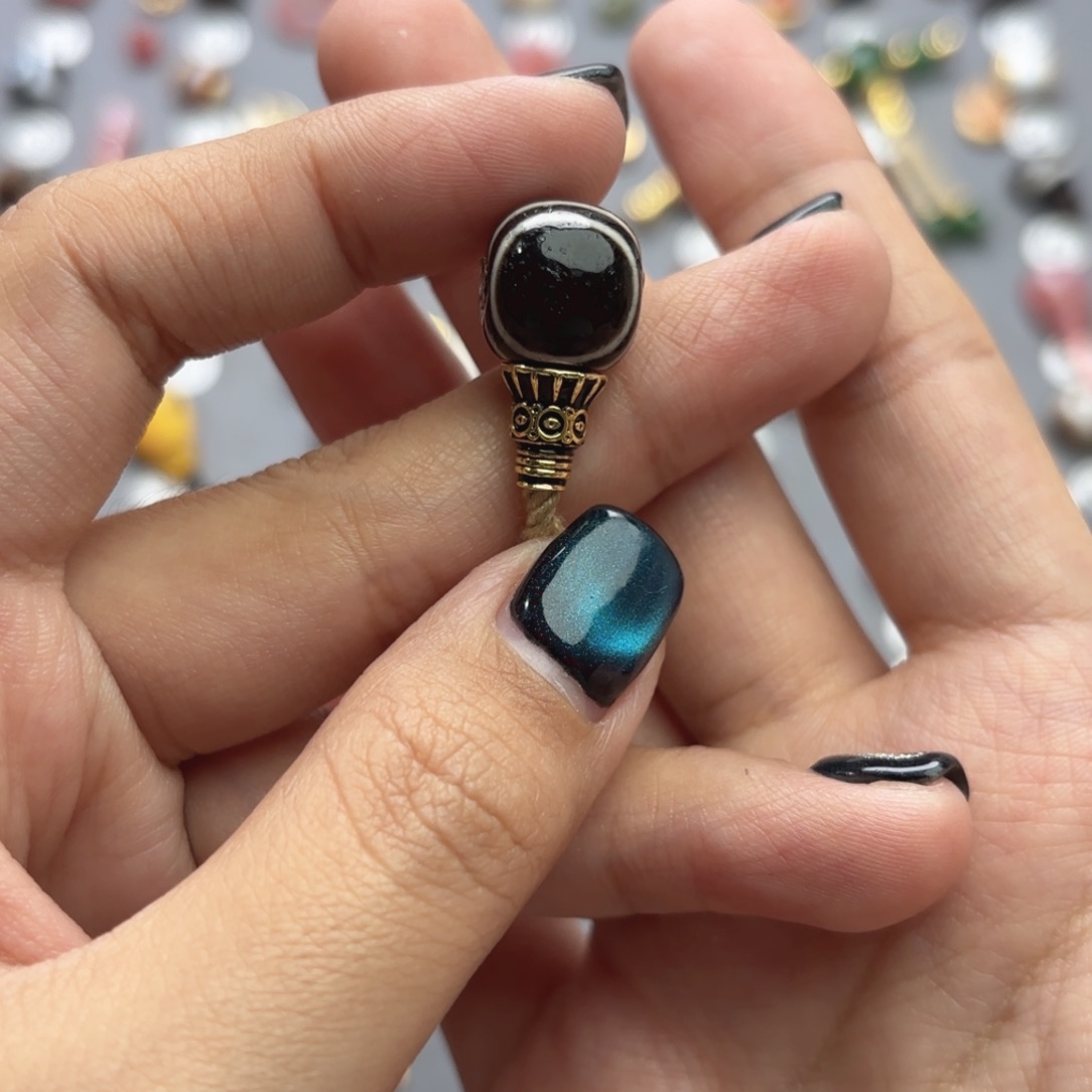 玛瑙/玉髓未镶嵌文玩配饰适配4-8mm的串