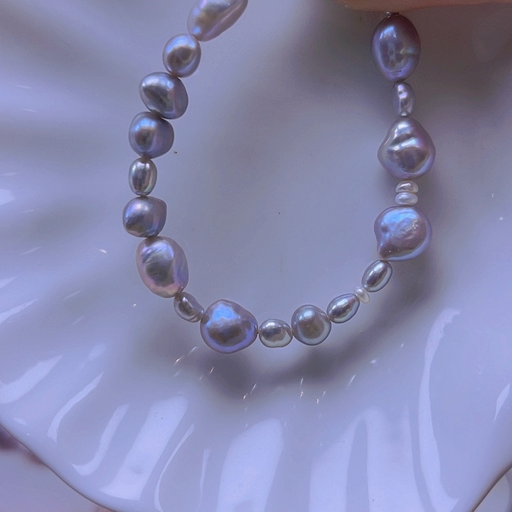 淡水珍珠手绳合金