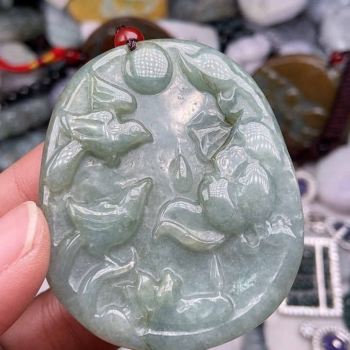 颈饰未镶嵌翡翠翡翠