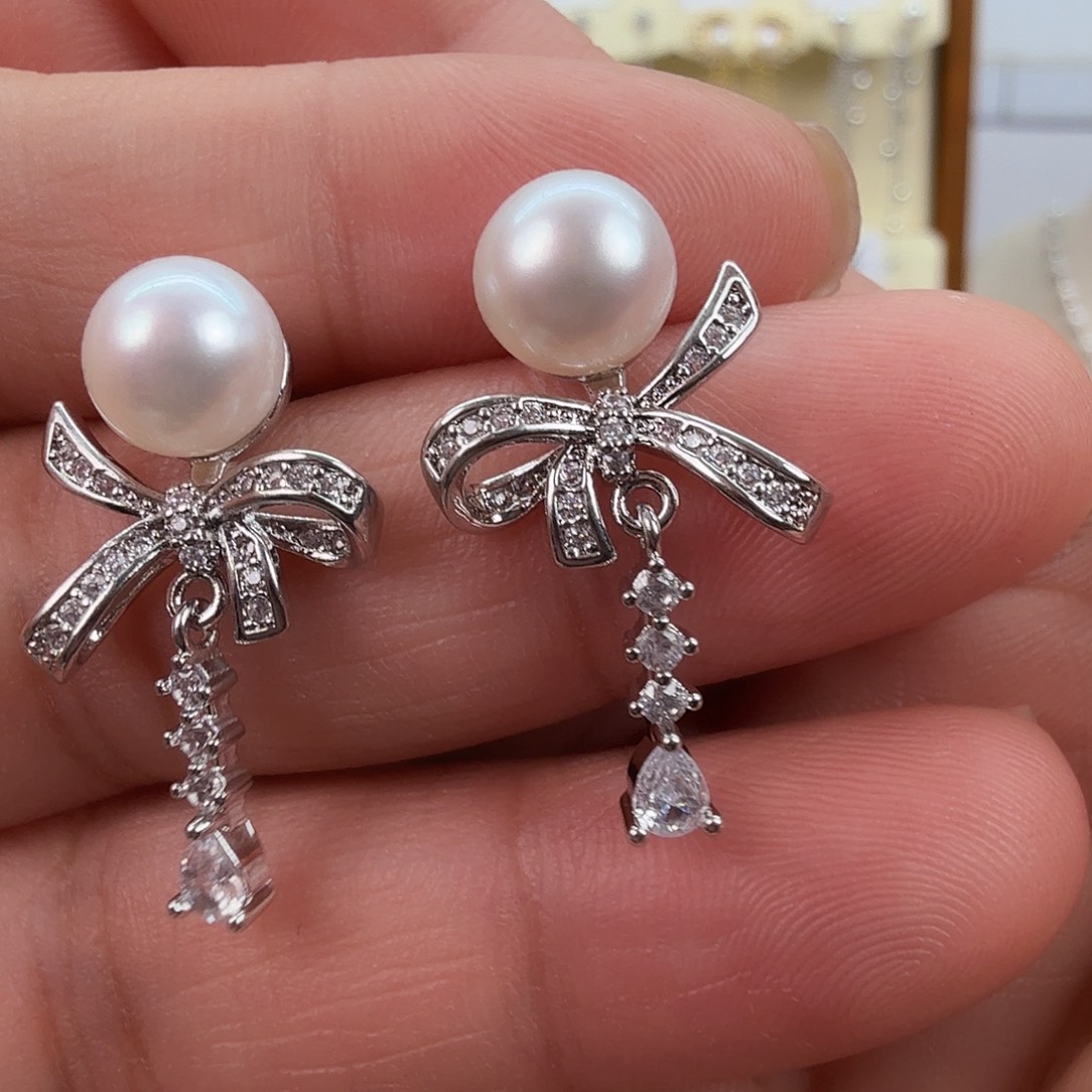 未镶嵌淡水珍珠耳饰