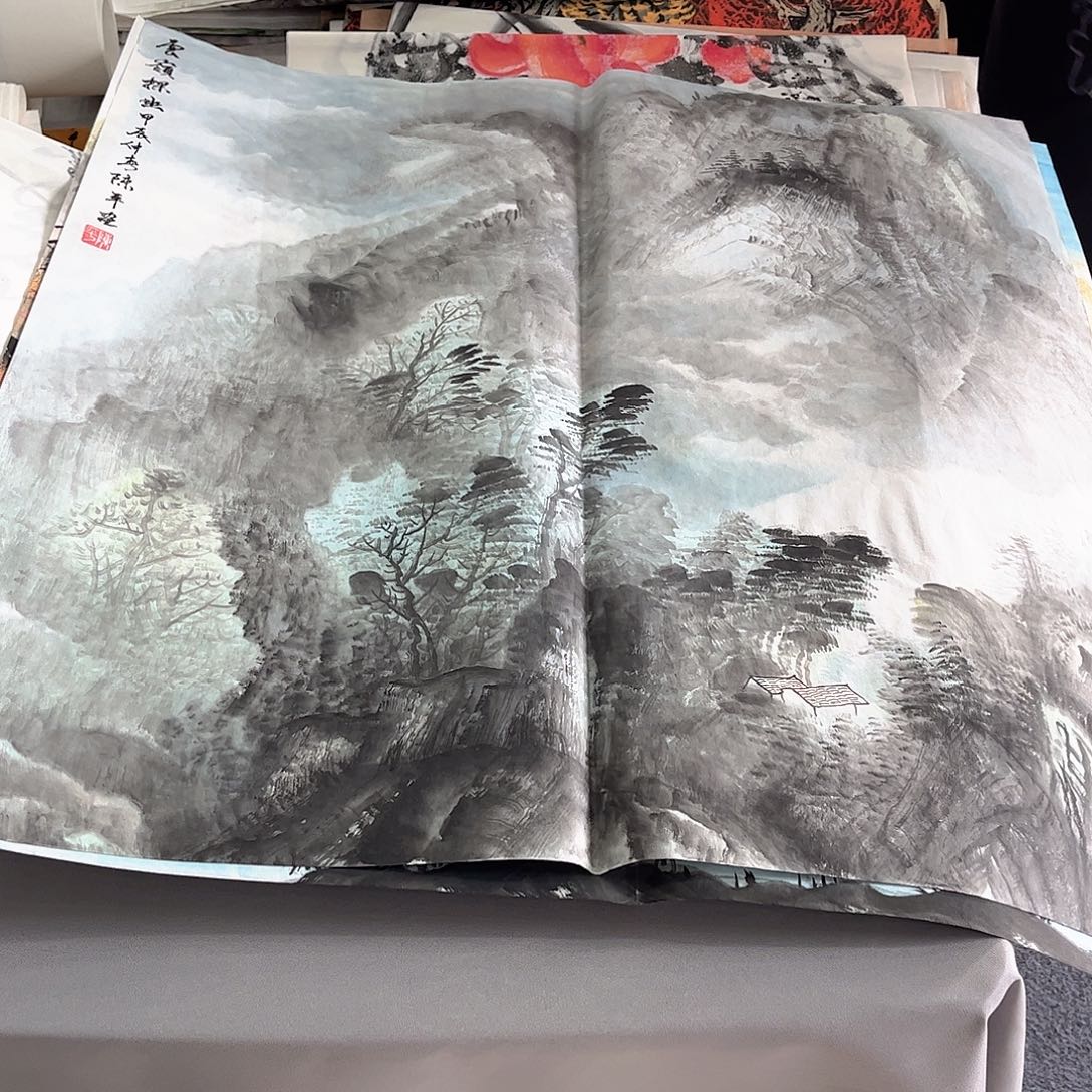 国画ZH精品手绘国画单幅任发