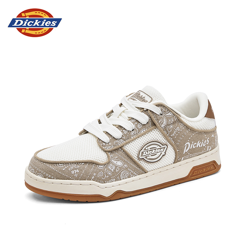 Dickies2025夏季新款板鞋腰果花时尚百搭鞋增高时尚休闲低帮男鞋