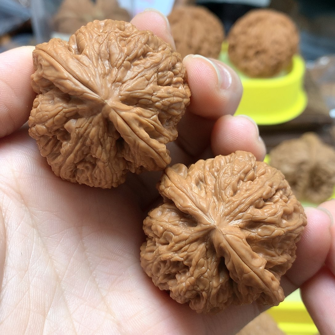 文玩核桃把件40球粗筋