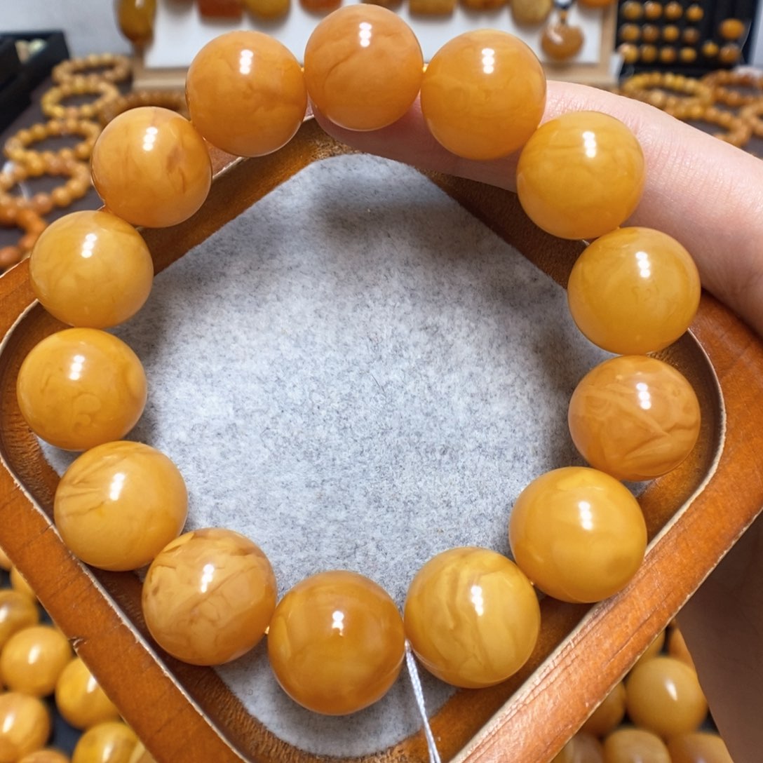 蜜蜡手链未镶嵌蜜蜡